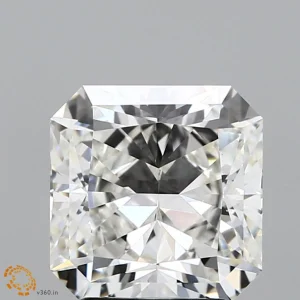 3.00 Carat Square Radiant Lab Grown Diamond, Excellent Polish, G Color, VS1 Clarity
