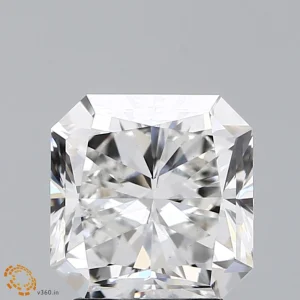 3.01 Carat Square Radiant Lab Grown Diamond, Excellent Polish, F Color, VS1 Clarity
