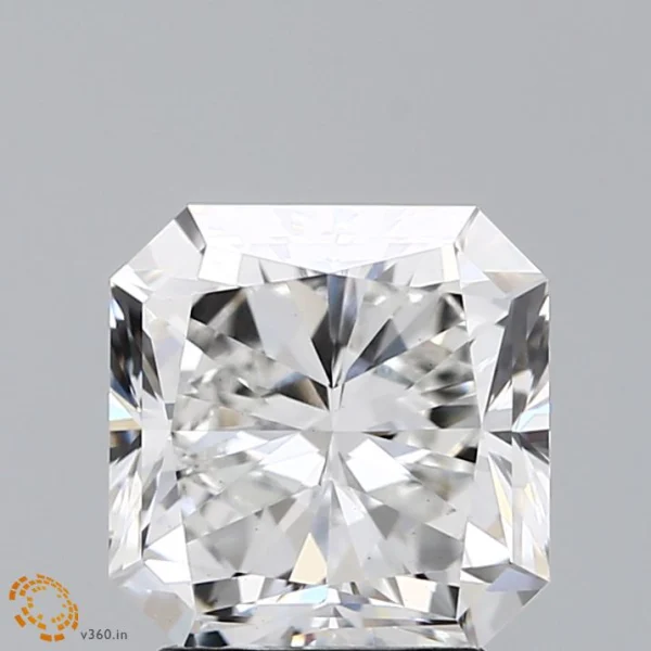 3.01 Carat Square Radiant Lab Grown Diamond, Excellent Polish, F Color, VS1 Clarity