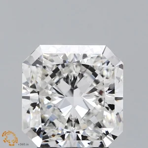 3.02 Carat Square Radiant Lab Grown Diamond, Excellent Polish, E Color, VS1 Clarity