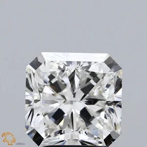 3.10 Carat Square Radiant Lab Grown Diamond, Excellent Polish, F Color, VS1 Clarity