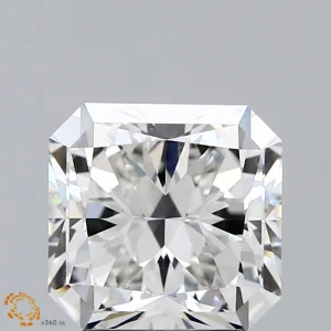 CC-SR-317-EX-F-VS1-LNGX-09-1138 3.17 Carat Square Radiant Lab Grown Diamond, Excellent Polish, F Color, VS1 Clarity