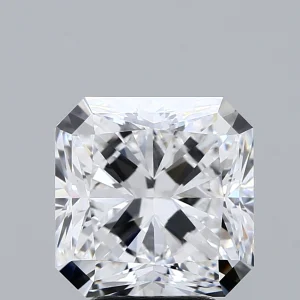 CC-SR-436-EX-D-VVS1-NGC-19-26 4.36 Carat Square Radiant Lab Grown Diamond, Excellent Polish, D Color, VVS1 Clarity
