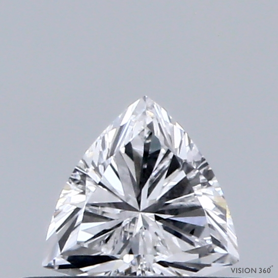 CC-TR2-031-VG-D-VVS2-NGB-30-279-A 0.31 Carat Triangular Lab Grown Diamond, Very Good Polish, D Color, VVS2 Clarity