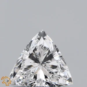 0.49 Carat Triangular Lab Grown Diamond, Very Good Polish, D Color, VS1 Clarity