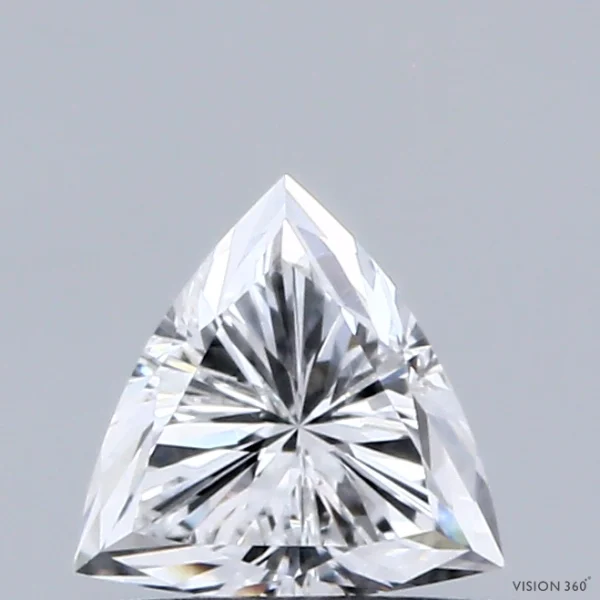CC-TR2-054-VG-D-VVS2-NGB-30-442-D 0.54 Carat Triangular Lab Grown Diamond, Very Good Polish, D Color, VVS2 Clarity