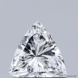 CC-TR2-055-VG-D-VVS2-NGB-29-742-A 0.55 Carat Triangular Lab Grown Diamond, Very Good Polish, D Color, VVS2 Clarity