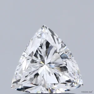 CC-TR2-076-VG-D-VVS2-NGA-14-29-C 0.76 Carat Triangular Lab Grown Diamond, Very Good Polish, D Color, VVS2 Clarity