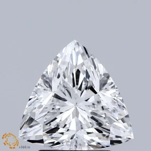 2.12 Carat Triangular Lab Grown Diamond, Excellent Polish, D Color, VS1 Clarity