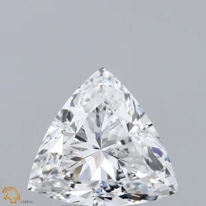 CC-TR2-306-EX-D-VVS2-NGC-19-84-A 3.06 Carat Triangular Lab Grown Diamond, Excellent Polish, D Color, VVS2 Clarity