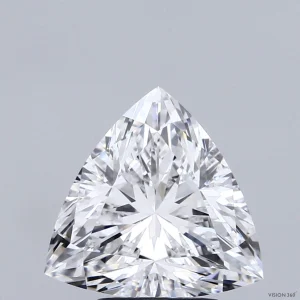 CC-TR2-310-EX-D-VVS2-NGA-15-7-A 3.10 Carat Triangular Lab Grown Diamond, Excellent Polish, D Color, VVS2 Clarity