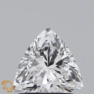 CC-TR3-076-EX-D-VVS2-NGC-17-94-A 0.76 Carat Trilliant Lab Grown Diamond, Excellent Polish, D Color, VVS2 Clarity
