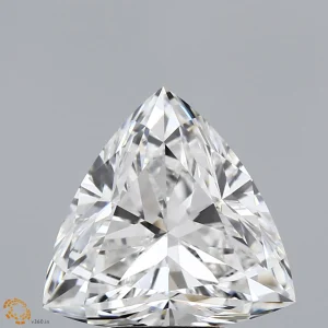 CC-TR3-417-EX-E-VS1-NGX-44-138 4.17 Carat Trilliant Lab Grown Diamond, Excellent Polish, E Color, VS1 Clarity